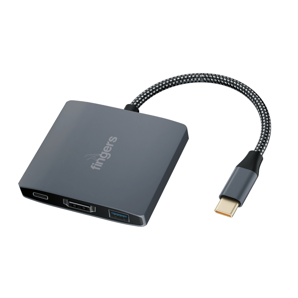 FINGERS TopNotch 3-in-1 Type-C USB Hub
