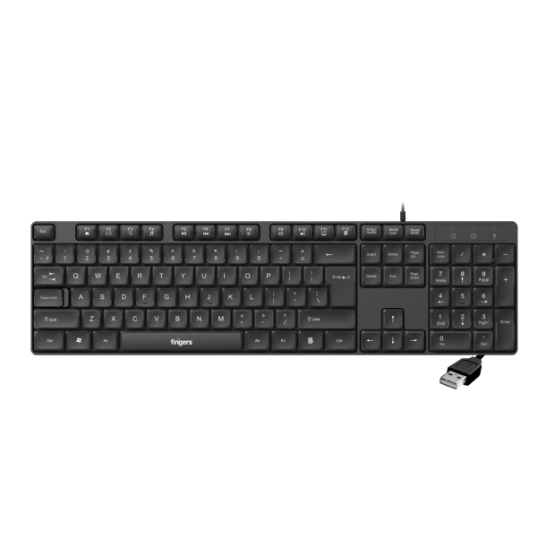 FINGERS WonderClicks wired keyboard