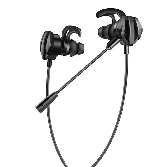 Cosmic Byte CB-EP-05 Wired Gaming in Ear Earphone with Microphone Detachable for PC, PS4, Mobiles, Tablets (Black)