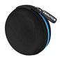 Sounce Earphone Carry Case, Headphone Carrying Case Pouch Cover for Earphones, Multi Use Storage Travel Organiser for Earphones, SD Cards, Pen Drives with in-Built Anti Scratch Mesh Pocket (Blue)