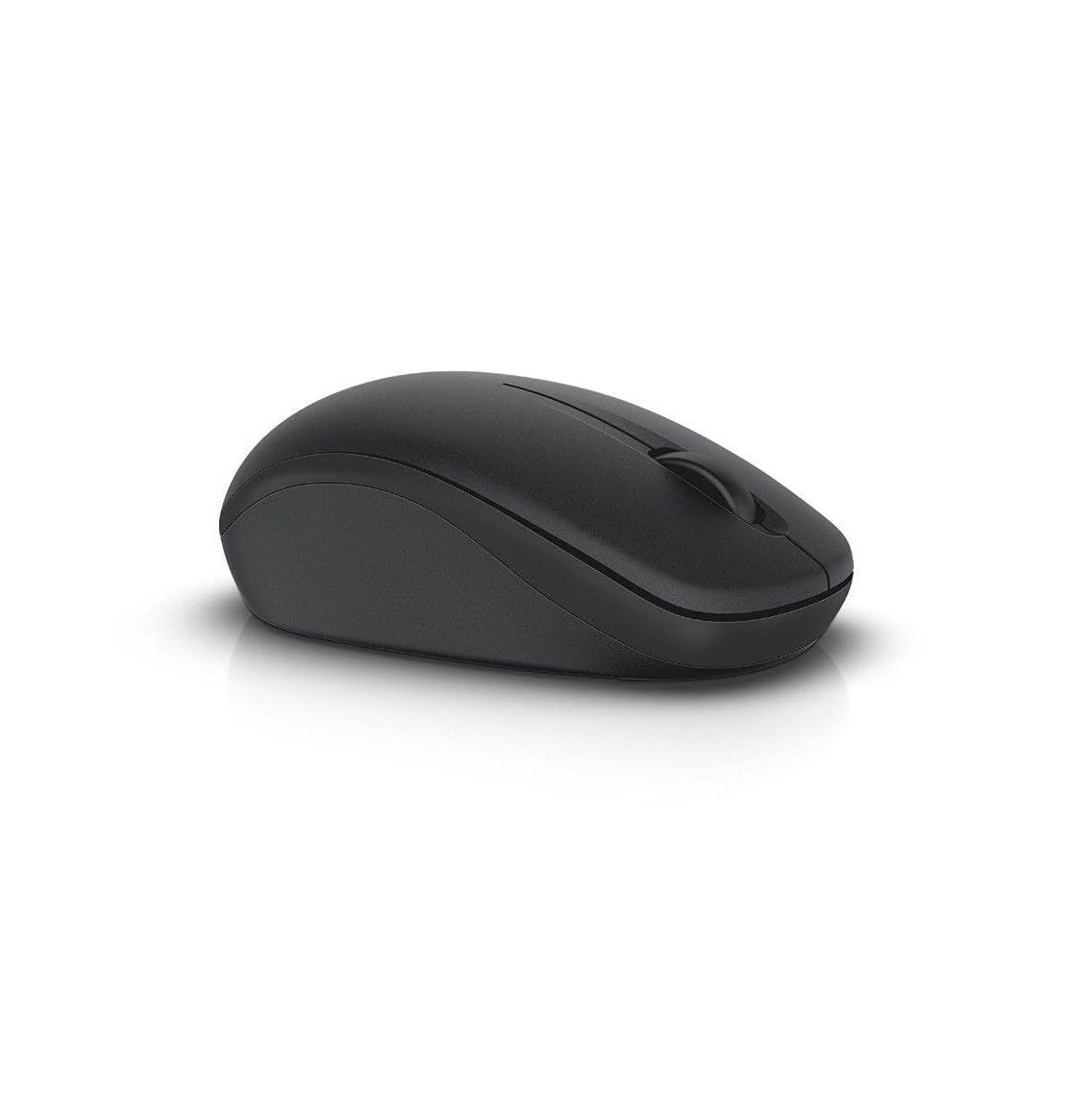 Dell WM126 Wireless Mouse, 1000DPI, 2.4 Ghz with USB Nano Receiver, Optical Tracking, 12-Months Battery Life, Plug and Play, Ambidextrous, Connect Up To 6 Compatible Devices With One Receiver - Black