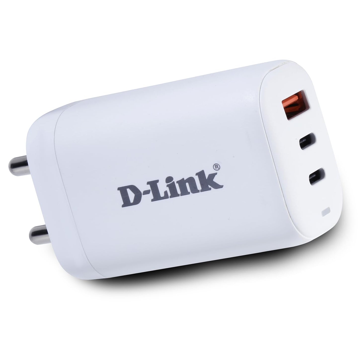 D-LINK 65W PDQC Fast Wall Charger Adapter with C to C 5 A Braided Cable | Mobile, Type C Laptop & Tab Charger | Triple Output| Fast Charging with GaN Technology | Universal Compatibility