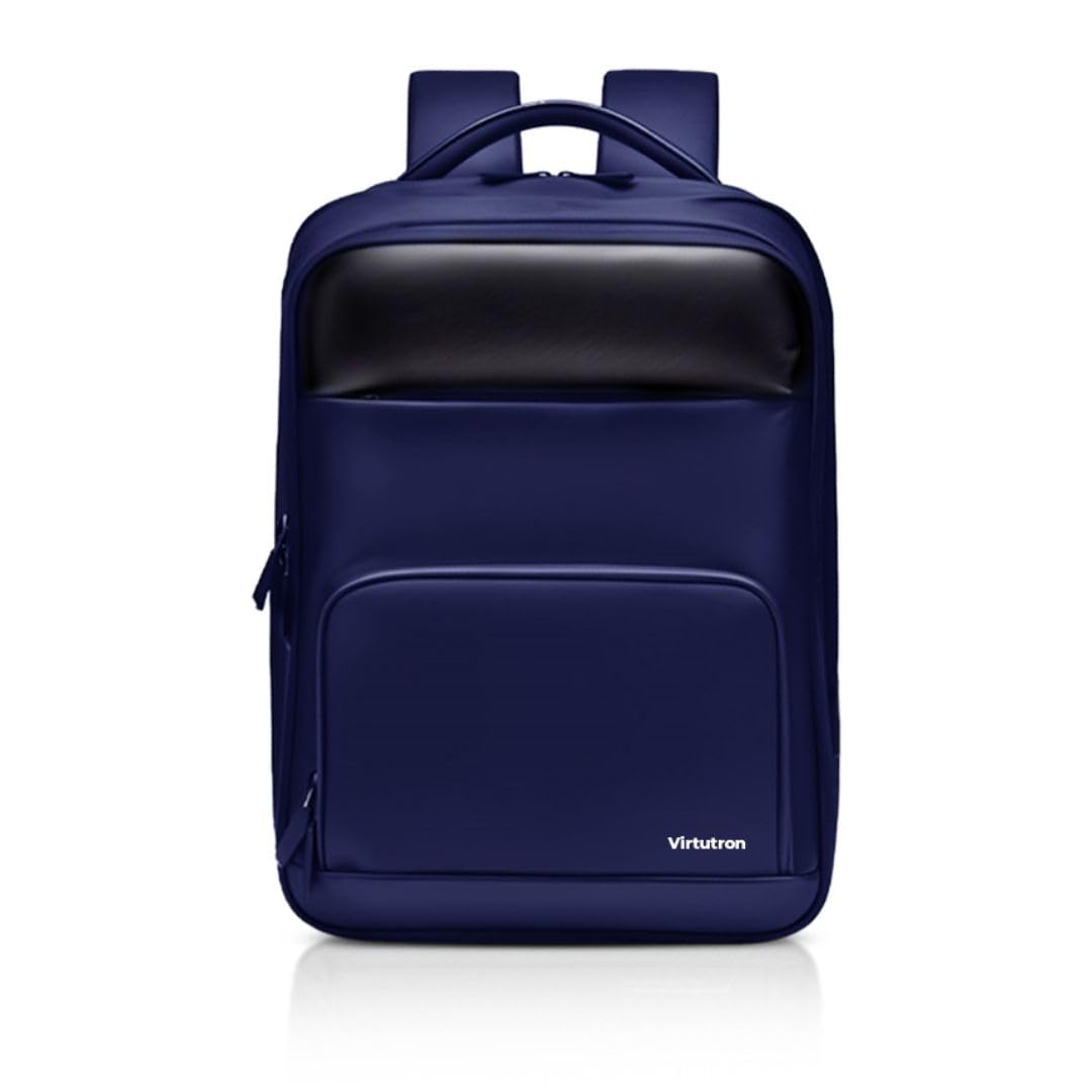Premium Office Laptop Backpack | 30 L Capacity | Water Resistant Office Bag | Back pack Fits Upto 15.6 Inch Notebook | Ideal for Travel, Office, School & College (Blue)