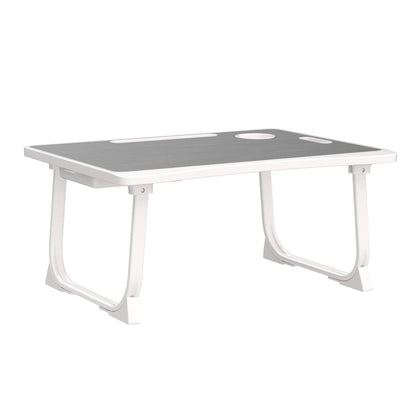 Tarkan Portable Folding Laptop Desk for Bed, Lapdesk with Handle, Drawer, Cup & Mobile/Tablet Holder for Study, Eating, Work (Black)