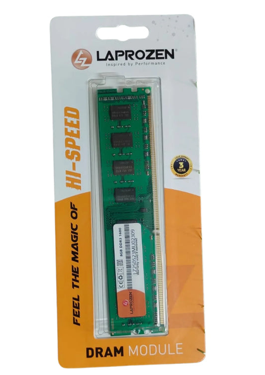 Laprozen 8gb ddr3 | 1600mhz | Desktop Ram |