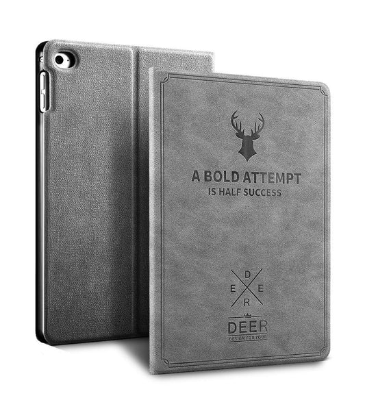 MOCA Compatible Smart Flip Cover case for 7.9 inch Apple iPad mini 1 2 3 ipad A1432 A1454 A1455 A1489 A1601 A1490 A1491 A1599 A1600 Stand Flip Cover case (7.9 inch iPad mini 1,2,3, Gray)