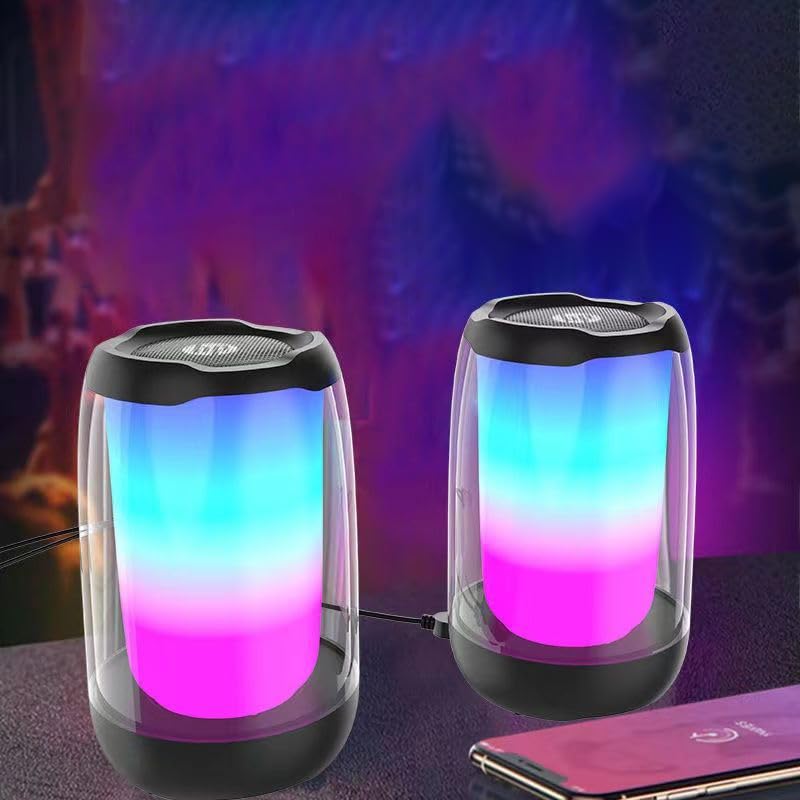 HP Multimedia Speaker DHS-5100, High Power Speaker with Pure and Pleasant Sound Quality; RGB Light Effect; USB Powered; Bluetooth® 5 connectivity Support; Dual Speaker Design