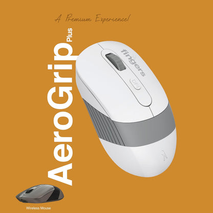 FINGERS AeroGrip Plus Wireless Mouse - 3-in-1