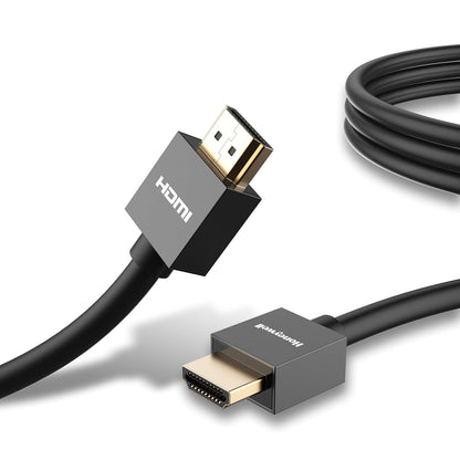 Honeywell HDMI Cable v2.0 with Ethernet, 3D/4K@60Hz Ultra HD Resolution, 2 Mtr, 18 GBPS Transmission Speed, High-Speed, Compatible with all HDMI Devices Laptop Desktop TV Set-top Box Gaming Console