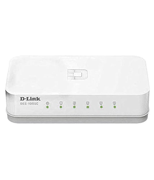 D-Link DES-1005C 5-Port 10/100 Mbps Unmanaged Switch