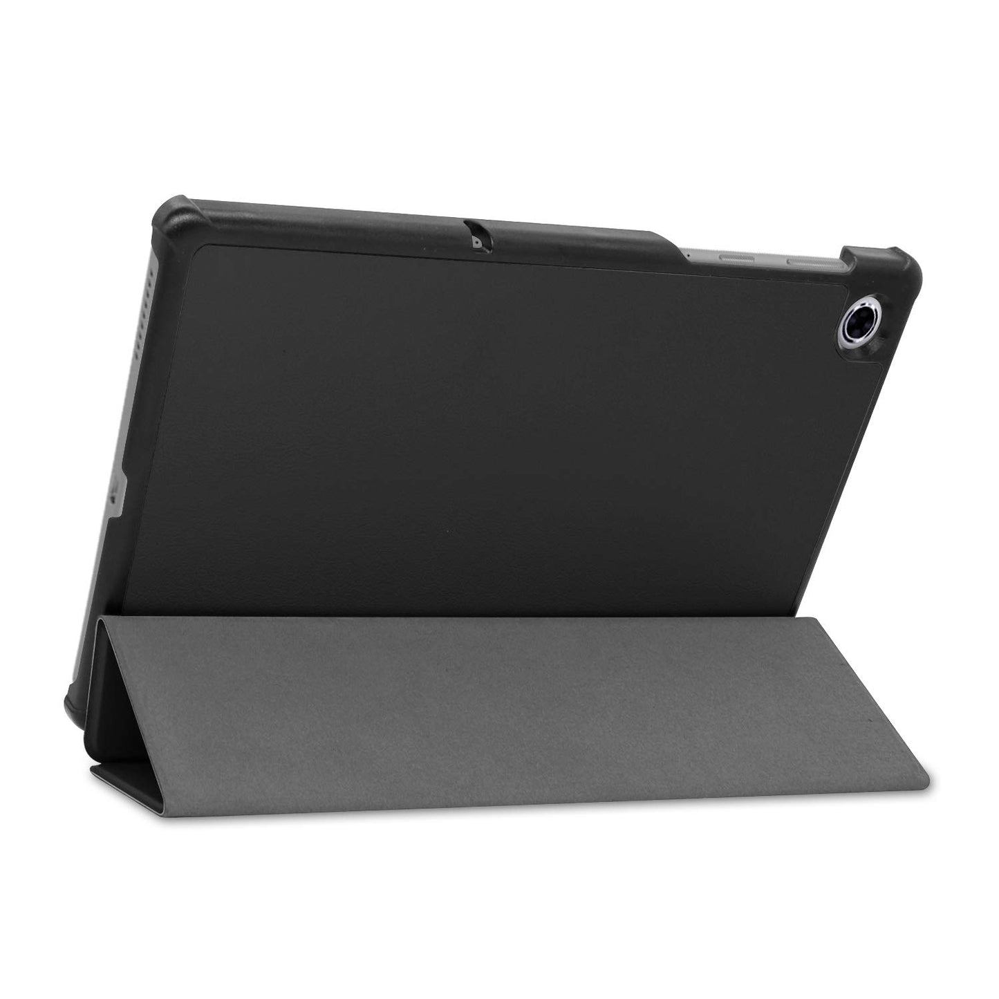 Robustrion Smart Trifold Hard Back Flip [Auto Sleep Wake] Case Cover for Lenovo Tab M10 FHD Plus TB-X606V / TB-X606F / TB-X606X [1st and 2nd Gen] 10.3 inch - Black