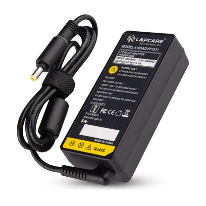 Lapcare Compatible Adapter Charger for HP 18.5v 3.5A 65W Yellow Pin (Without Power Cable)