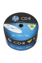 HP CD-R 700MB 50 Blank CD/Compact Disk Wrap Professional /Recordable 52x Speed, Silver (14218)