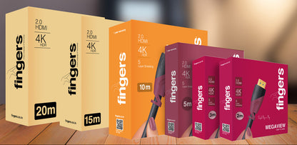 FINGERS MegaView HDMI TO HDMI CABLE