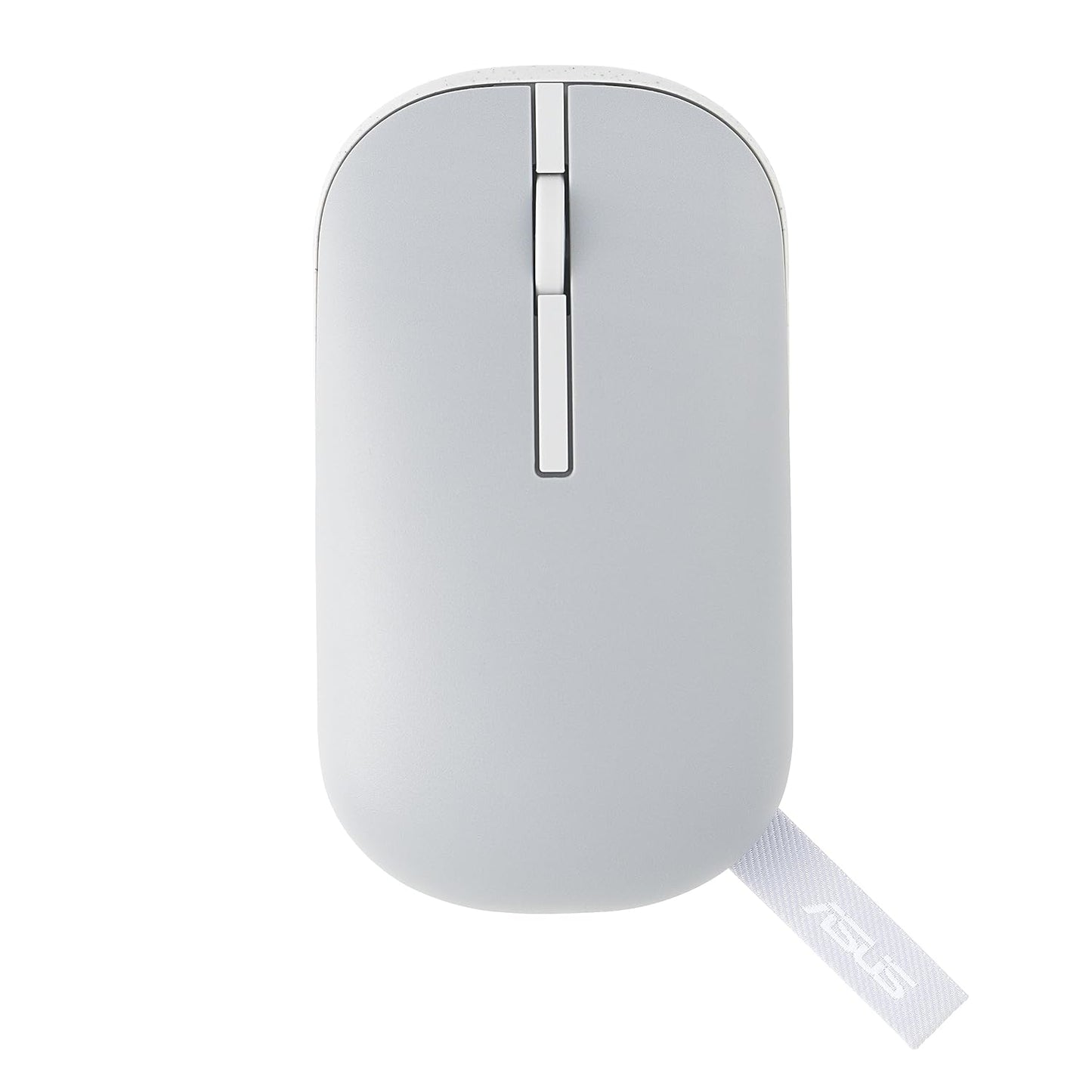 ASUS Marshmallow Md100 USB Mouse, Silent Button, Up to 1600 Dpi, Dual-Mode Connection, (Grey)