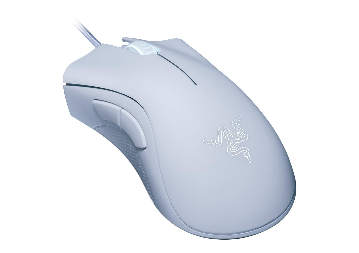 Razer DeathAdder Essential White Edition - 6400 DPI Ergonomic Wired Gaming Mouse - RZ01-03850200-R3M1