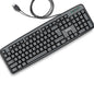 Intex Classy Wired Keyboard with 8 Million Clicks| Anti-Slip | Durable and Strong ABS Material | Retractable Stand | UV Coated Keys | 1.2m Cable (Black)