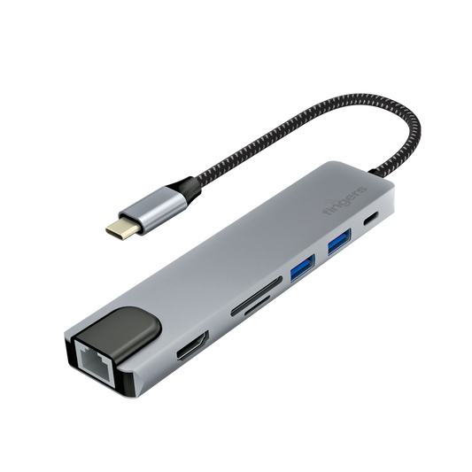 FINGERS Ultimo 7-in-1 Type-C USB Hub