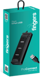 FINGERS ProConnect SLEEK 4 PORT USB Hub