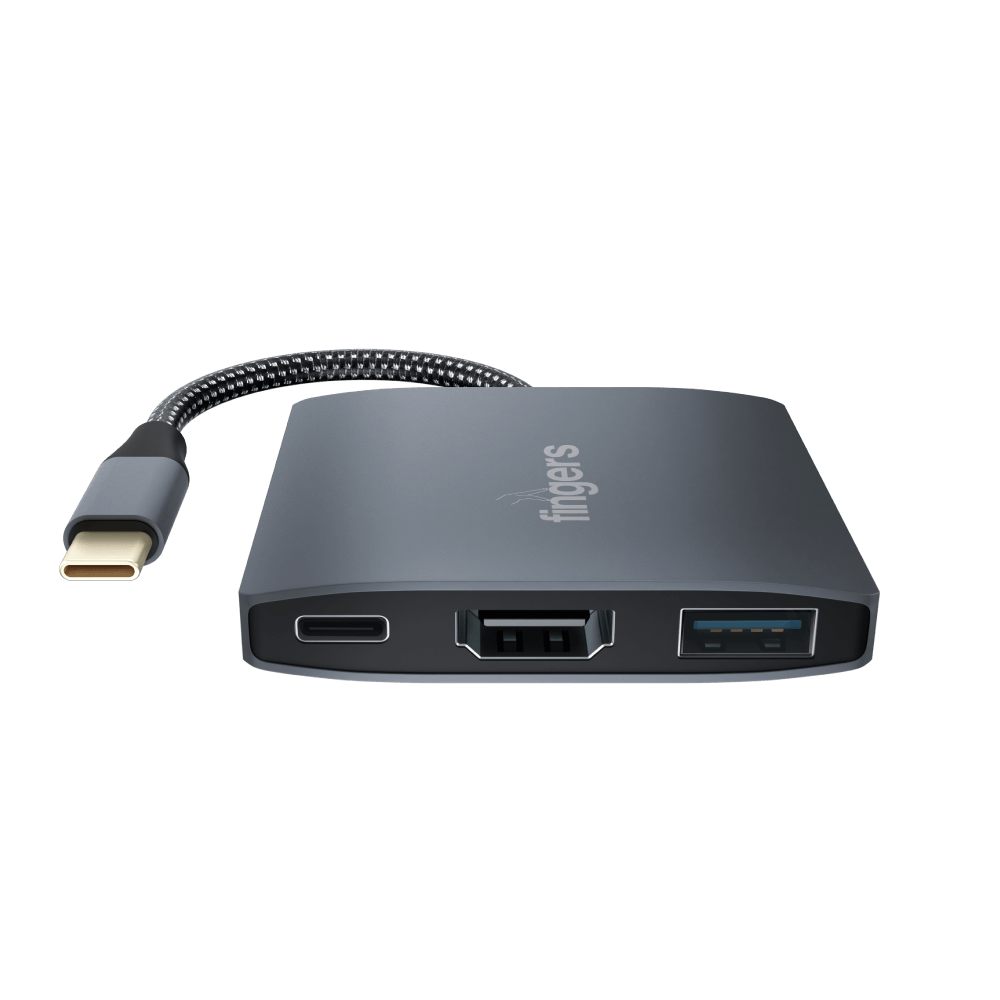 FINGERS TopNotch 3-in-1 Type-C USB Hub
