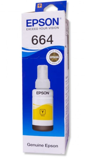 💛 Epson 664 Yellow Ink Bottle