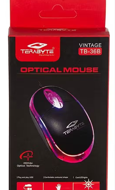 Terabyte TB-36B Wired Optical Mouse