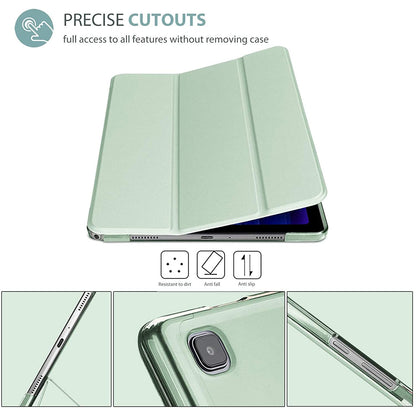 SwooK Galaxy Tab A7 Lite 8.7 Inch 2021 Case Slim Stand Translucent Hard Back Shell Protective Cover for Samsung Galaxy Tab A7 Lite 8.7" 2021 (A7 lite 8.7 Inch, Light Green)
