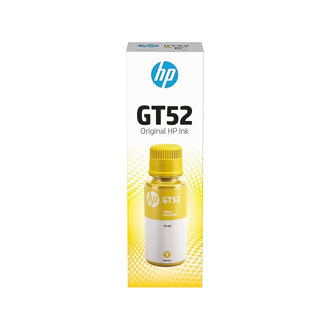 🌞 HP GT52 Yellow Original Ink Bottle
