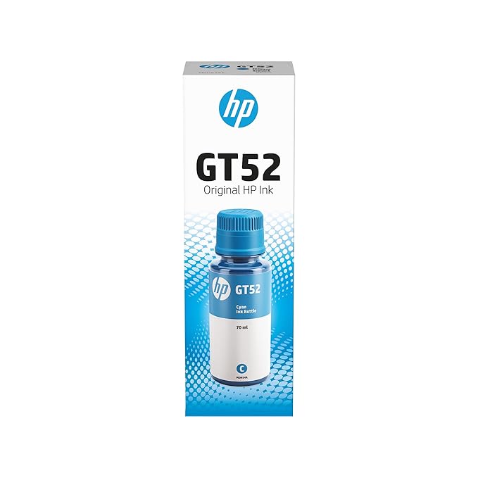 💙 HP GT52 Cyan Original Ink Bottle