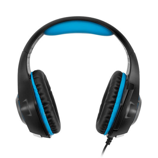 Cosmic Byte GS410 Wired Over-ear Headphones with Mic and for PS5, PS4, Xbox One, Laptop, PC, iPhone and Android Phones (Black/Blue, Pack Of 1)