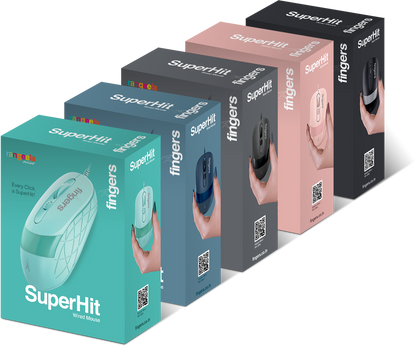 FINGERS SuperHit wired mouse